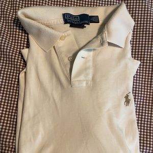 Worn Ralph Lauren Polo, size large 100% cotton.